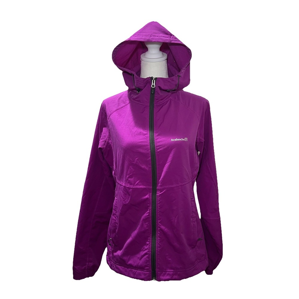 Avalanche Weather Shield Running Shell Jacket Hiking Granola Camp Women's Medium